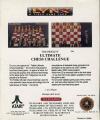 Fidelity Ultimate Chess Challenge, The Box Art Back